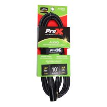 Prox PRXCMXM10 10 Ft. Unbalanced 1/8" (3.5mm) TRS-M Mini to XLR3-M High Performance Audio Cable