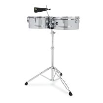 Latin Percussion Aspire 13" and 14" Timbale Set with Stand  LPA256