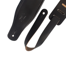 Levy's 3 inch Wide Top Grain Leather Guitar Straps