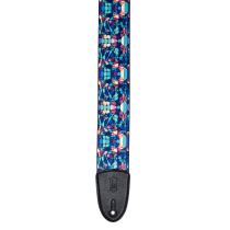 Levy's Stained Glass Guitar Strap-Blue Mirage