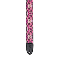 Levy's Stained Glass Guitar Strap - Pink