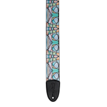 Levy's Stained Glass Guitar Strap-Pastel