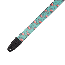 Levy's Polyester Guitar Strap Flamingos