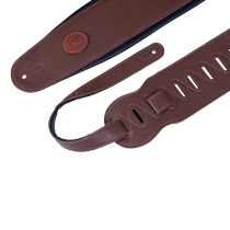 Levy's 4 1/2" Wide Brown Garment Leather Bass Strap