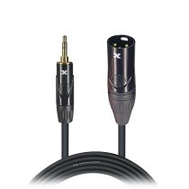 Prox PRXCMXM10 10 Ft. Unbalanced 1/8" (3.5mm) TRS-M Mini to XLR3-M High Performance Audio Cable