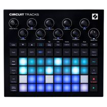 Novation Circuit Tracks Groovebox
Circuit Tracks is an extraordinary standalone groovebox for the modern producer. With two refined polyphonic digital synth tracks, four drum tracks, creative FX and on-the-go capabilities, it’s the perfect hands-on devic