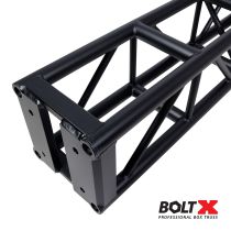 Prox PRXTBT1203BLK 3 Ft. BoltX Black Bolted 12 Inch Professional Box Truss Segment | 3mm Wall â€“ Black Finish
