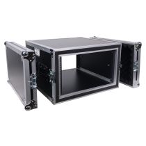 Prox PRT6RSP ATA Style 6U Rack Space Shockproof Amp Rack Mount Case 20 in. Depth with recessed handles