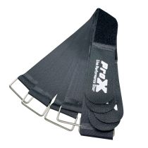Prox PRXCT20X5 Pack of 5 Reusable 20" x 2" Cable Tie Strap with Velcro Hook and Adjustable Loop Fastener Cable Management