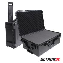 Prox PRXM1101HW UltronX LARGE Water Resistant ABS Molded Portable Storage Case for Audio Camera Tactical includes cut pluck foam - 29x19x9 in.