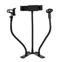 Prox PRXMOBITCP20X6 6PCS Mobi Buddy Hands Free Tablet Mobile Device Clip Kit DJ Cellphone holder Selfie Stick Table Stand Tripod Clamp and Case