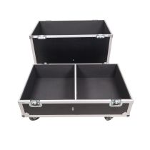 Prox PRXS2X281716MK2 Universal Dual Speaker Flight Case for (2) Subwoofer Speaker with center divider  - 28 x 17 x 16 in.