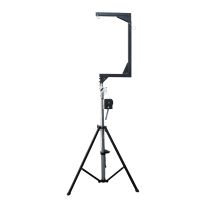 Prox PRXTLA56714FT220 Telescopic C-Shape Support for Small Line Array Speakers Max Load Incl XT-CRANK14FT220 crank stand