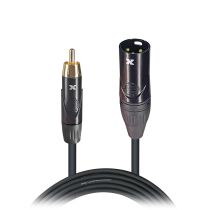 Prox PRXCRXM25X10 10PCS 25' Ft. High Performance XLR Male to RCA Male Unbalanced Audio Cable