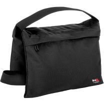 Prox PRXBSANDBAG25 25lb Capacity Black Double Zipper Saddlebag Sandbag - Empty