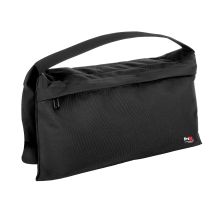 Prox PRXBSANDBAG50 50lb Capacity Black Double Zipper Saddlebag Sandbag - Empty