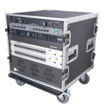Prox PRT10RSS 10U Rack Space ATA Style Flight Case 19 Inch Depth with 4" Casters