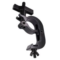 Prox PRTC5HBLK Aluminum Pro Slim Hook Style M10 Clamp with Big Wing Knob for 2" Truss Tube Capacity 330 Lbs. Black Finish