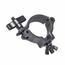 Prox PRTC9HBLK Aluminum Slim M10 O-Clamp with Big Wing Knob for 2" Truss Tube Capacity 165 lbs. Black Finish
