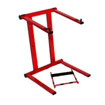 Prox PRTLPS600R RED Foldable Portable Laptop Stand With Adjustable Shelf