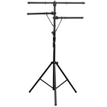 Prox PRTLS01M Height Adjustable DJ Lighting Stand with (2) Side Bars â€“ adjusts up to 12 Ft Height