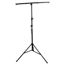 Prox PRTLS03M9FT Lightweight Height Adjustable DJ Lighting Stand with Square T-Bar â€“ adjusts up to 9 Ft Height