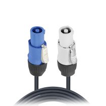 Prox PRXCPWC1202 2 Ft. High Performance 12AWG Blue to Gray Link Cable for Power Connection compatible devices