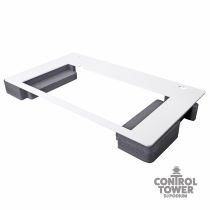 Prox PRXZFDJDDJREV7WPLATE Replacement for Pioneer DDJ-REV7 Top Face Plate for Control Tower DJ Podium White Finish