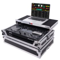 Prox PRXDDJREV1LT ATA Flight Case For Pioneer DDJ-REV1 DJ Controller with Laptop Shelf