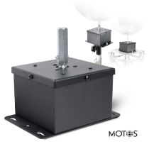 Prox PRXMOTOSBL MOTOS Universal Upright Mirror Ball Oscillating 1RPM Motor â€“ Mounts up to 30" Mirror Balls  Black Finish