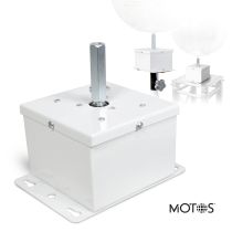 Prox PRXMOTOSWH MOTOS Universal Upright Mirror Ball Oscillating 1RPM Motor â€“ Mounts up to 30" Mirror Balls White Finish