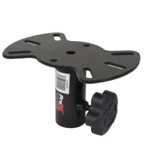 Prox PRXSSMPBLK Speaker Stand Slotted Mounting Plate Tray for Moving Heads and Speakers
