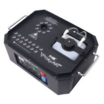 Prox PRXTORNADOLED Professional Stage Portable Fog Machine Vertical Spray DJ Effects DMX RGBA LED Lighting System.
