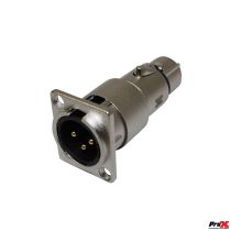 Prox PRXC3MDF XLR Male To Female Adapter For Panel Mount