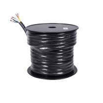 Prox PRXC612100 100 Ft. 12 Gauge AWG 6 Conductor Audio Speaker Wire Cable 100 Feet Copper Black Finish