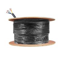 Prox PRXC612500 500 Ft. 12 Gauge AWG 6 Conductor Audio Speaker Wire Cable 500 Feet Copper Black Finish