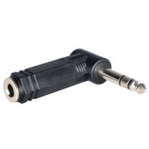 Prox PRXCTRSF90M 1/4" TRS Female to 1/4" TRS Male Right-Angle Adapter