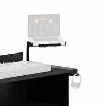 Prox PRXFHB3LSBL BLACK Universal Side Laptop Shelf Mounting Stand for B3 DJ Table Workstation by Humpter