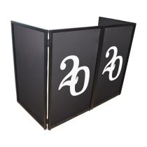 Prox PRXFS2020X2 2020 Numerical Facade Enhancement Scrims - White Numbers on Black | Set of Two