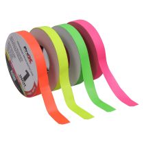 Prox PRXGF160FLX4 4-Pack 1 Inch 180FT 60YD Multi-Color Fluorescent Commercial Grade Gaffer Tape Pros Choice Non-Residue