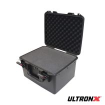 Prox PRXM1201 UltronX SMALL Water Air sealed ABS Molded Portable Storage Case for Audio Camera Tactical includes cut pluck foam - 17x13x9 in.