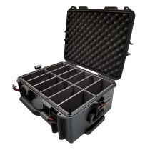 Prox PRXMMAXI12 UltronX Watertight Case for 12 ApeLabs MAXI Lights W-Extendable Handle and Wheels