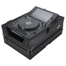 Prox PRXSCDBL Flight Case for Pioneer CDJ-3000 DJS-1000 Denon SC6000 PRIME Large Format CD-Media Player Black on Black