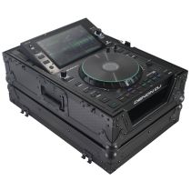 Prox PRXSCDBL Flight Case for Pioneer CDJ-3000 DJS-1000 Denon SC6000 PRIME Large Format CD-Media Player Black on Black