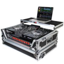Prox PRXSPRIME2LT ATA Flight Case For Denon PRIME 2 DJ Controller with Laptop Shelf