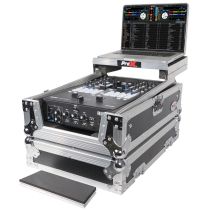 Prox PRXSRANE72LT 11" DJ Mixer Road Case W/Laptop Shelf for Rane Seventy-Two 72 and Rane Seventy
