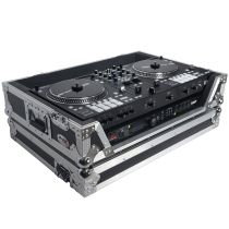 Prox PRXSRANEONEW Flight Case For RANE ONE DJ Controller with 1U Rack and Wheels