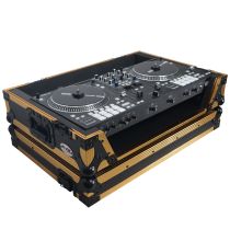 Prox PRXSRANEONEWFGLD ATA Flight Style Road Case for RANE ONE DJ Controller with Wheels Limited Edition Gold