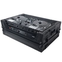 Prox PRXSRANEONEWBL Flight Case For RANE ONE DJ Controller with 1U Rack and Wheels - Black Finish