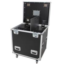 Prox PRXSUTL243036WMK2 TruckPax Utility ATA Flight Case Truck Storage Road Case with Dividers Tray and 4" in casters â€“ 24"x30"x36" Ext